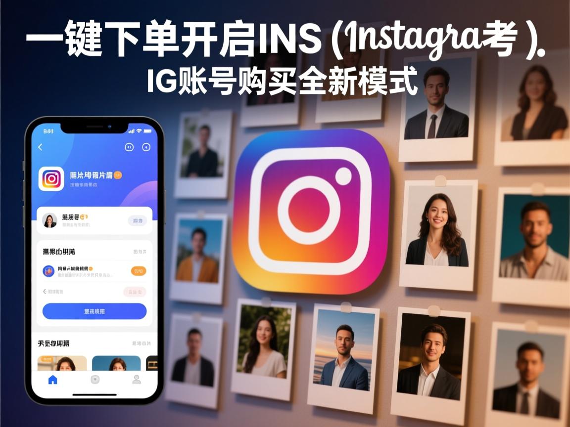 一键下单，开启INS、照片墙、‎Instagram、IG账号购买的全新模式