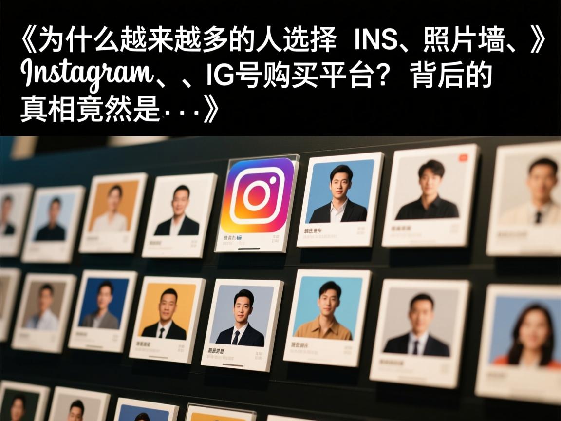 《为什么越来越多的人选择INS、照片墙、‎Instagram、IG号购买平台？背后的真相竟然是…》