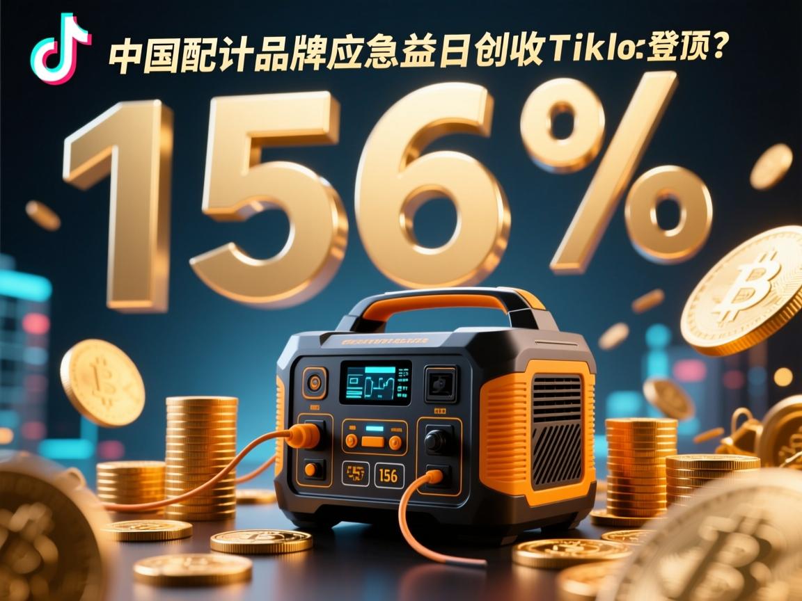 中国汽配品牌应急电源单日创收156万，登顶TikTok的秘诀？