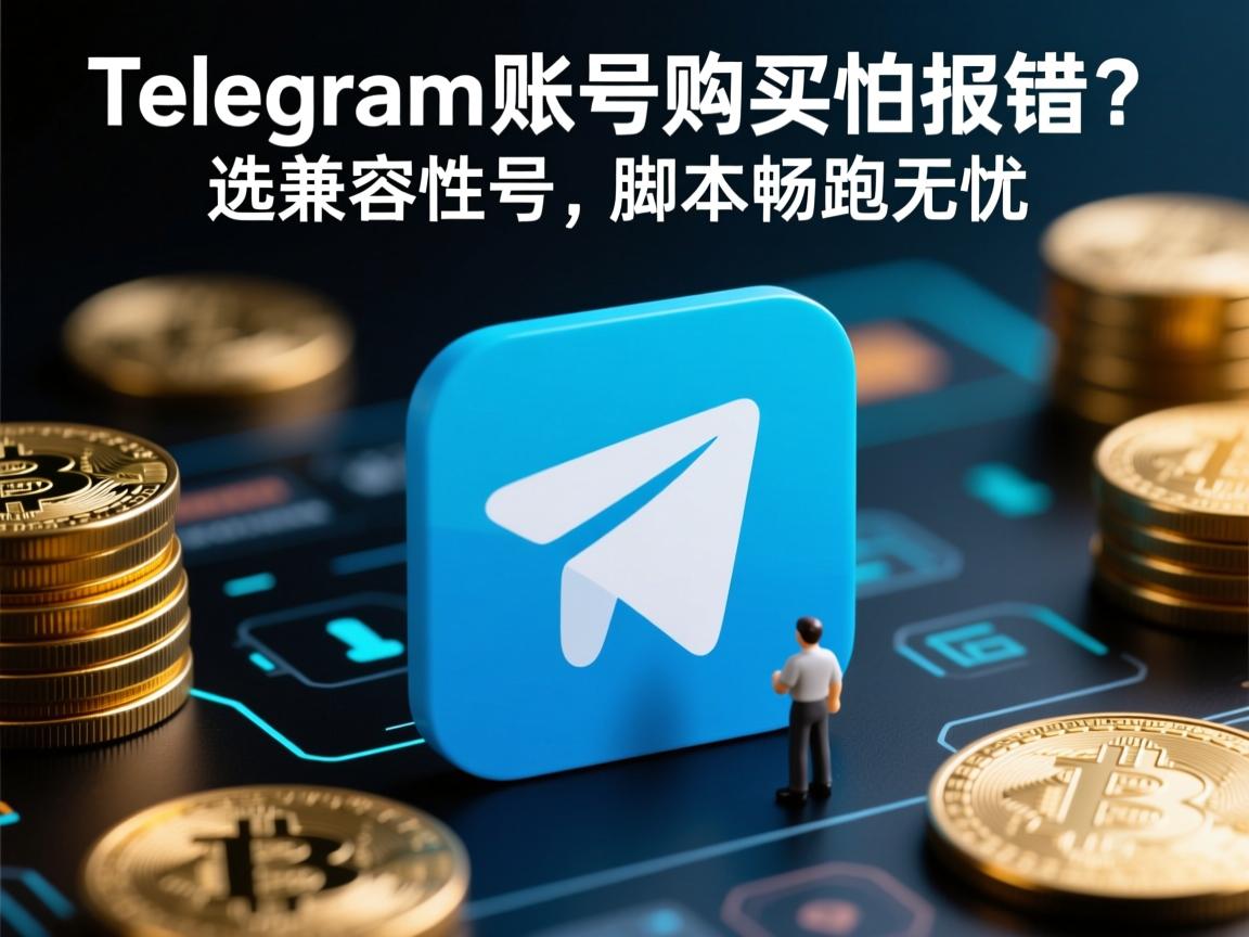 Telegram账号购买怕报错？选兼容性号，脚本畅跑无忧