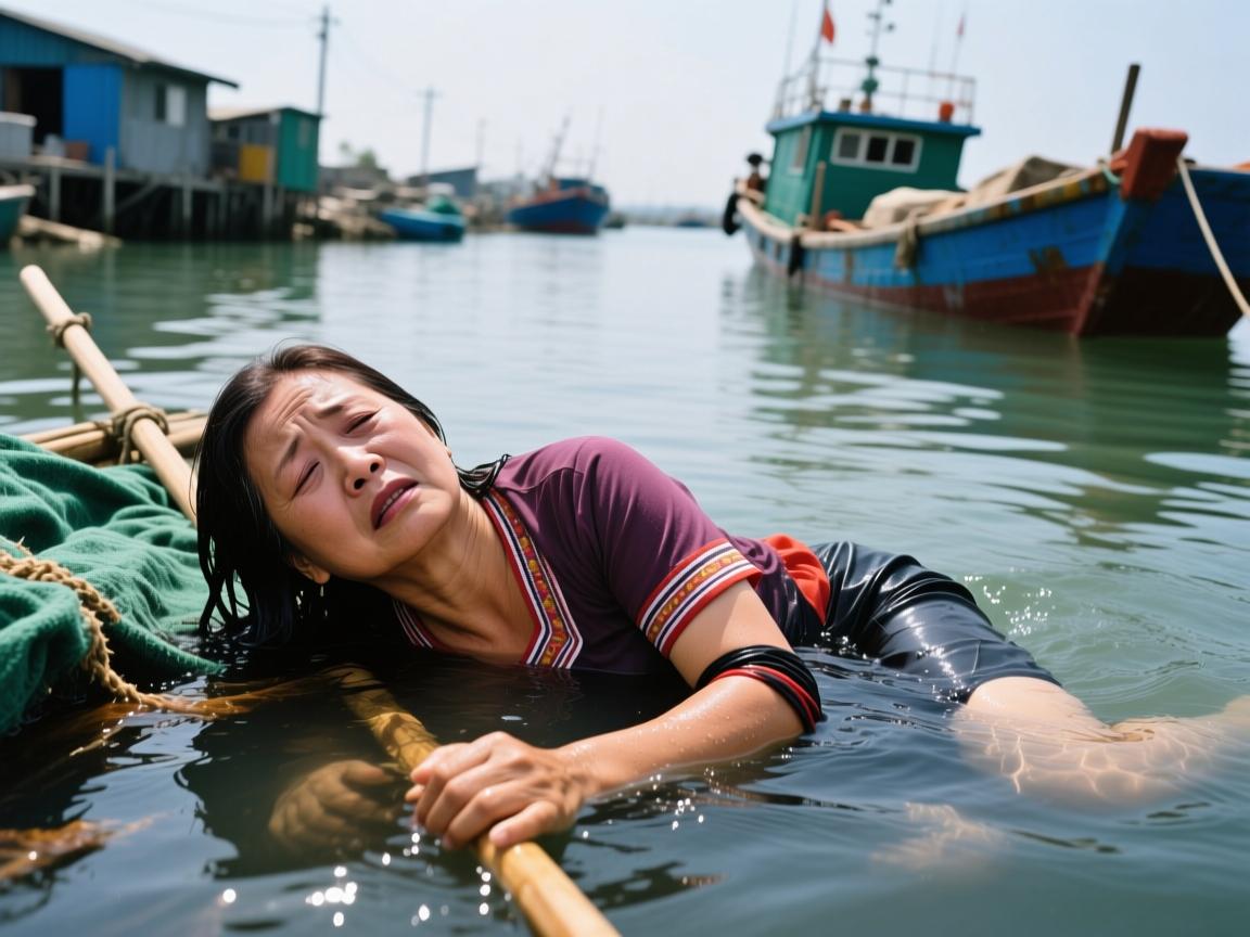 48岁渔村网红阿霞坠海不幸遇难，令人痛心