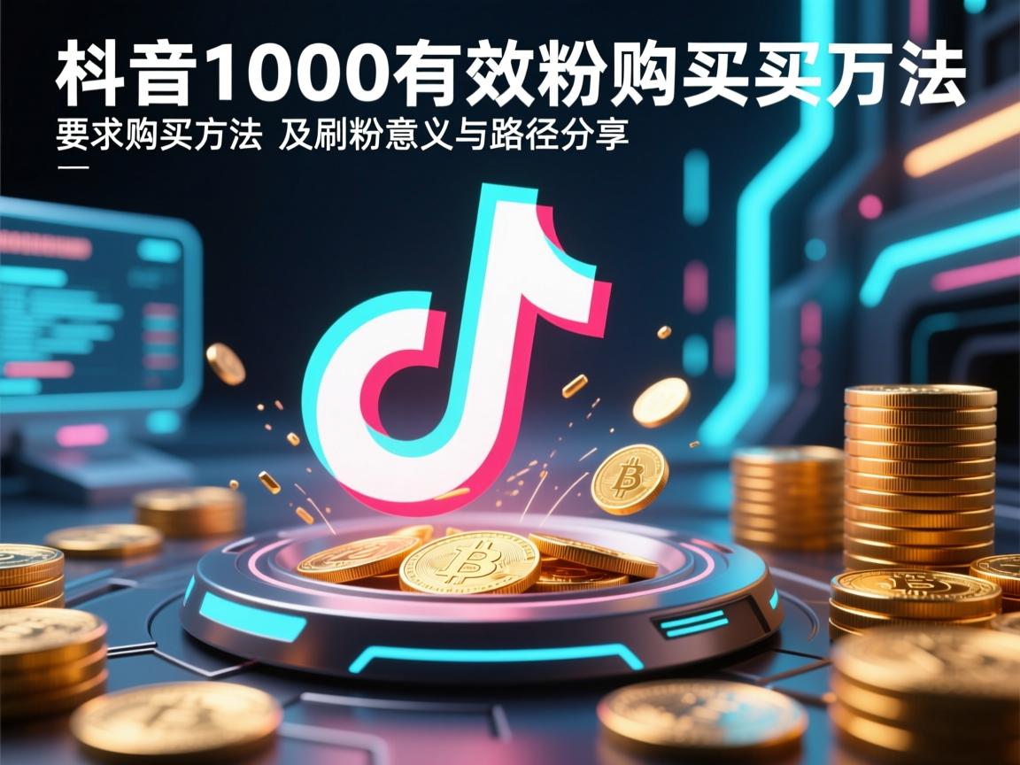 抖音1000有效粉购买方法及刷粉意义与路径分享