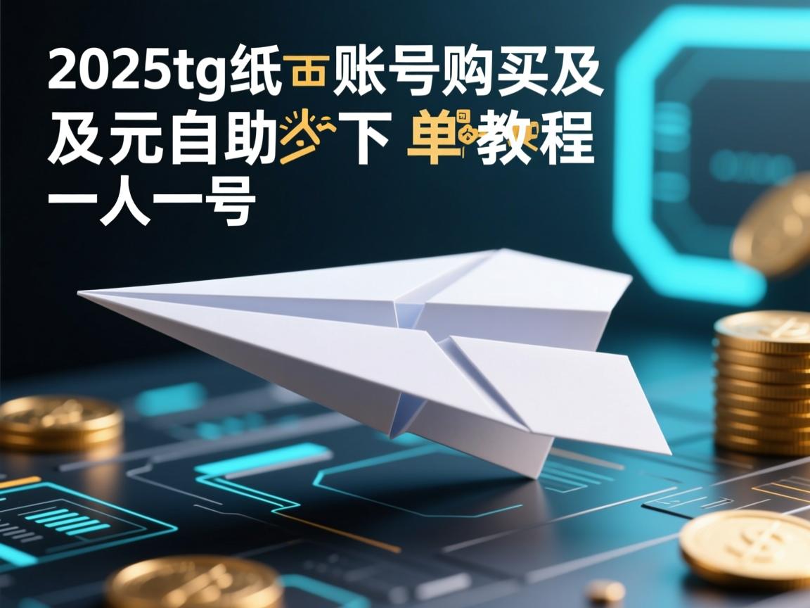 2025tg纸飞机账号购买及2元自助下单教程，一人一号