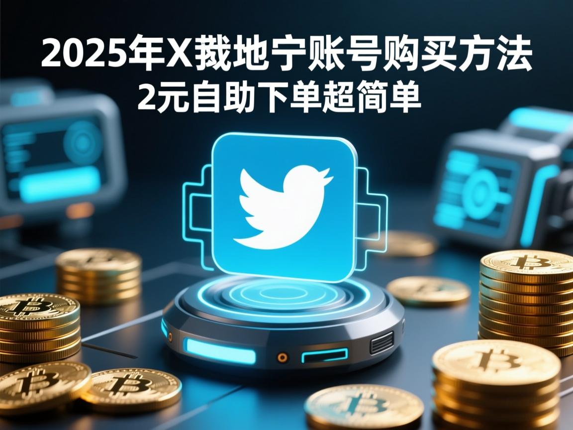 2025年X推特账号购买方法，2元自助下单超简单