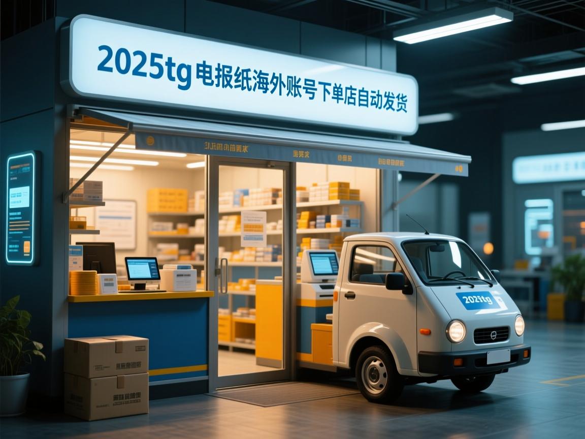 2025tg电报纸海外账号下单，小店自动发货