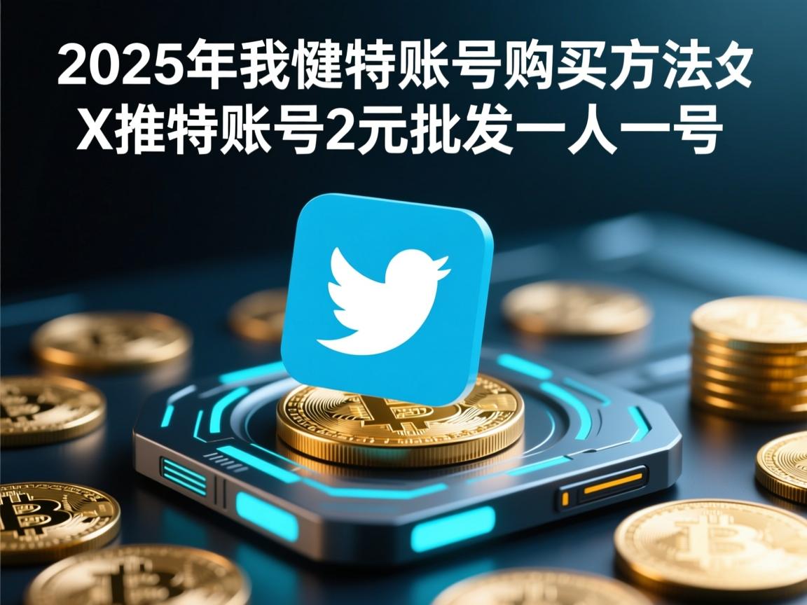 2025年推特账号购买方法，X推特账号2元批发一人一号