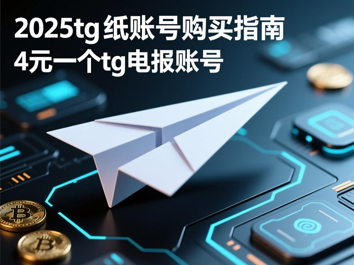 2025tg纸飞机账号购买指南：4元一个tg电报账号