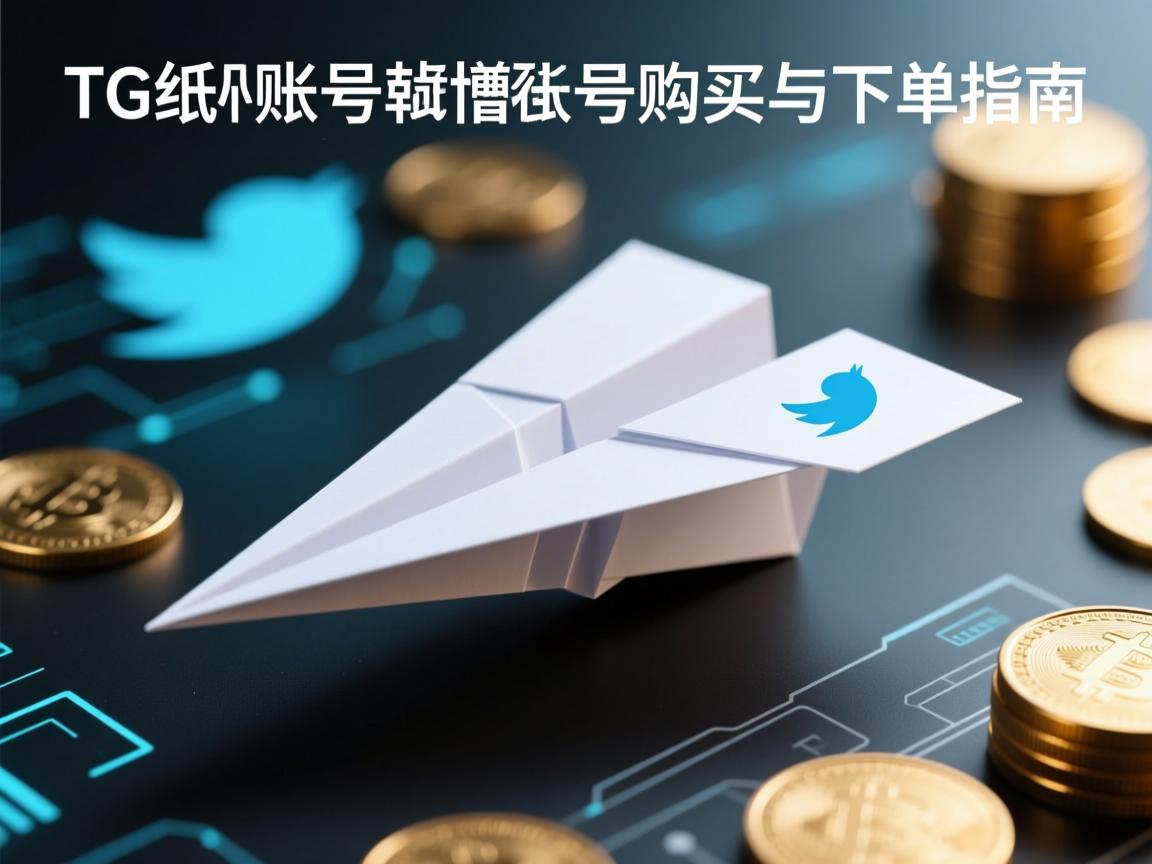 TG纸飞机账号及推特账号购买与下单指南