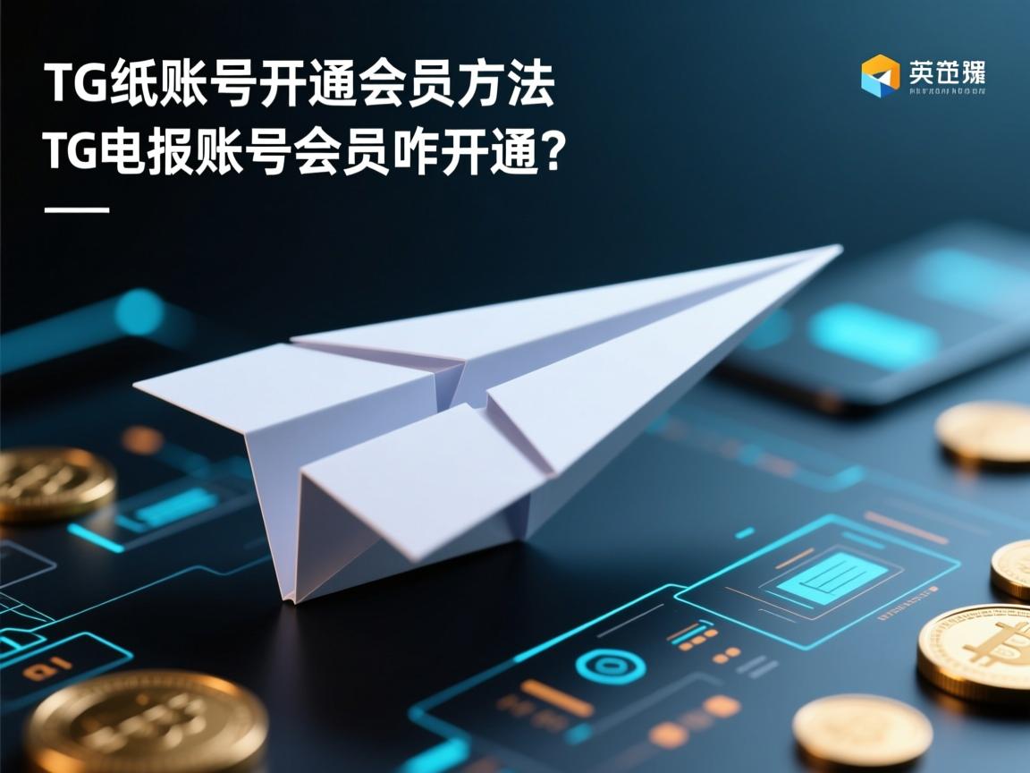 TG纸飞机账号开通会员方法，TG电报账号会员咋开通？