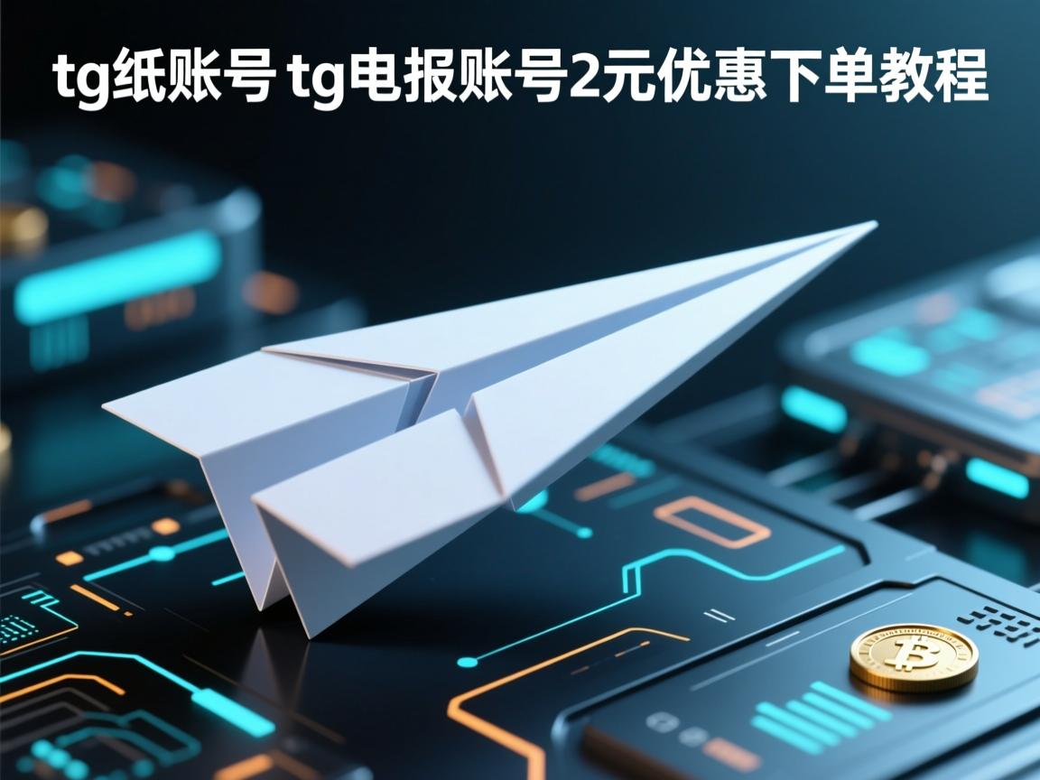 tg纸飞机账号及tg电报账号2元优惠下单教程