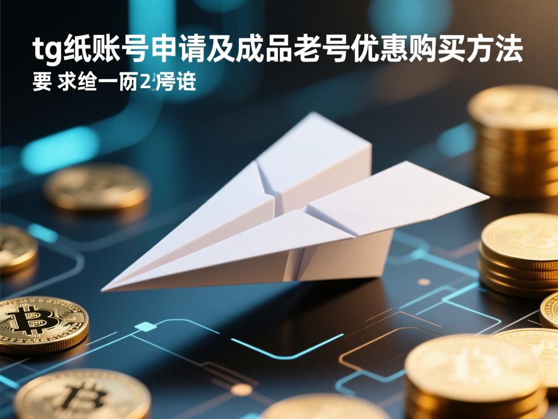 tg纸飞机账号申请及成品老号优惠购买方法