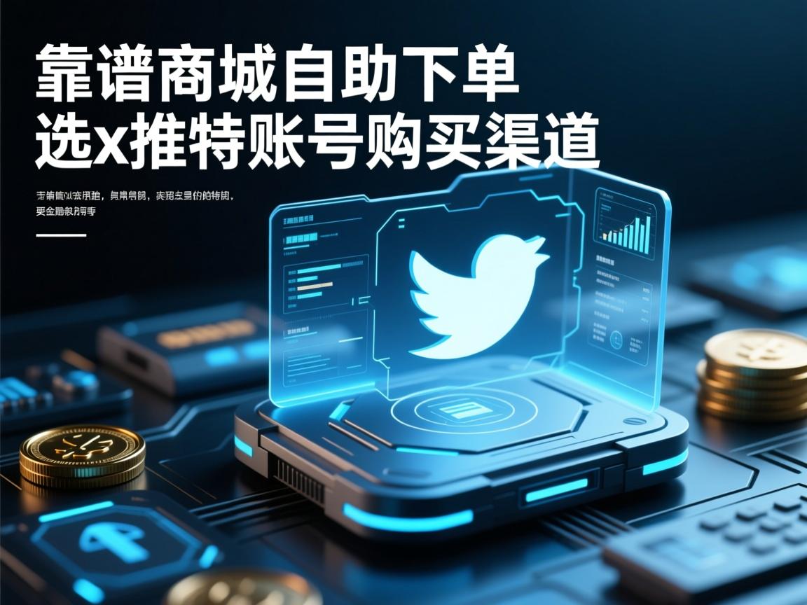 靠谱商城自助下单，选x推特账号购买渠道