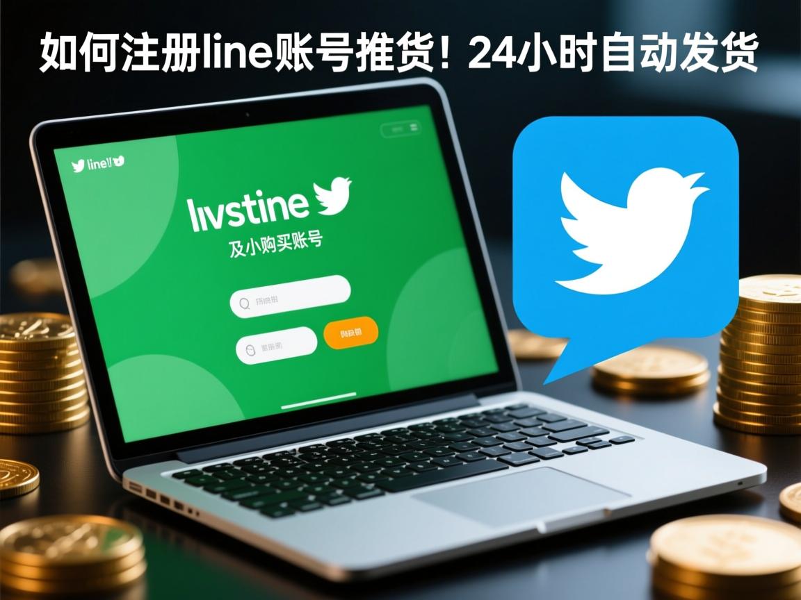 如何注册line账号及推特购买账号，24小时自动发货
