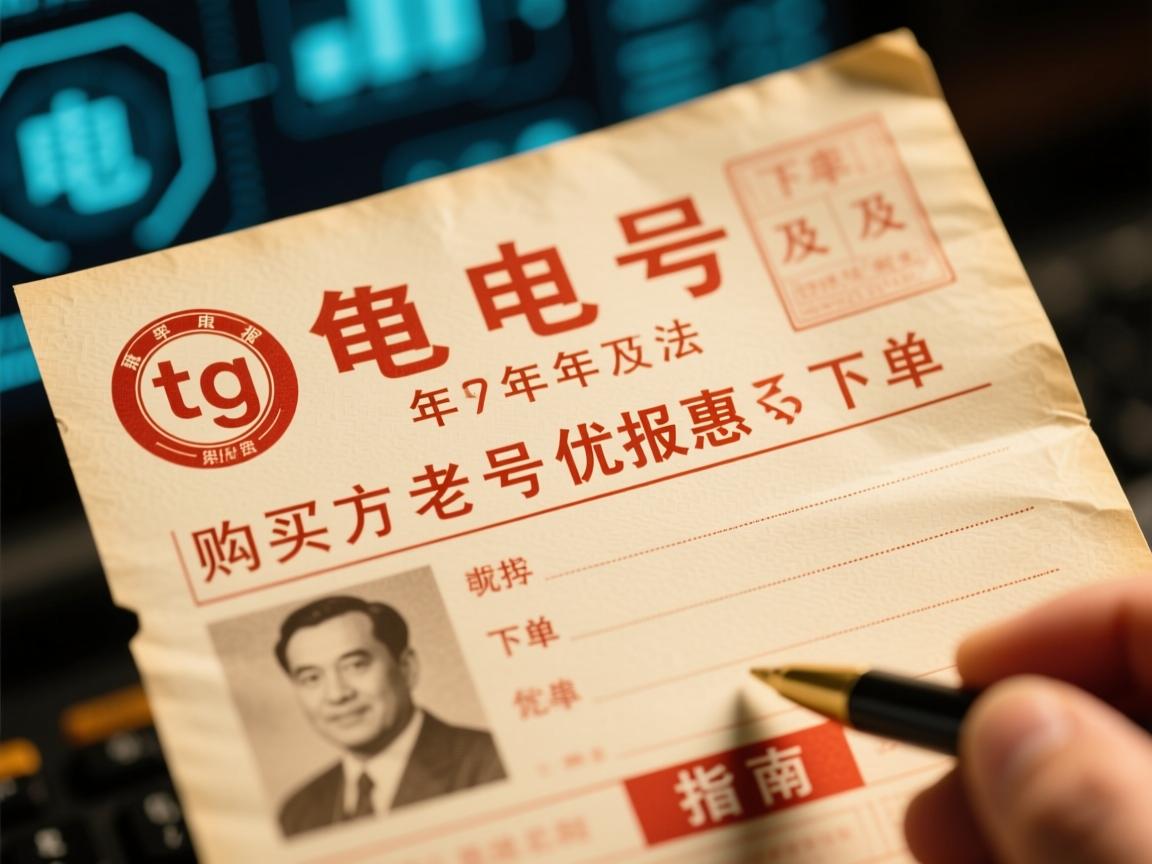 tg电报年份号购买方法及老号优惠下单指南