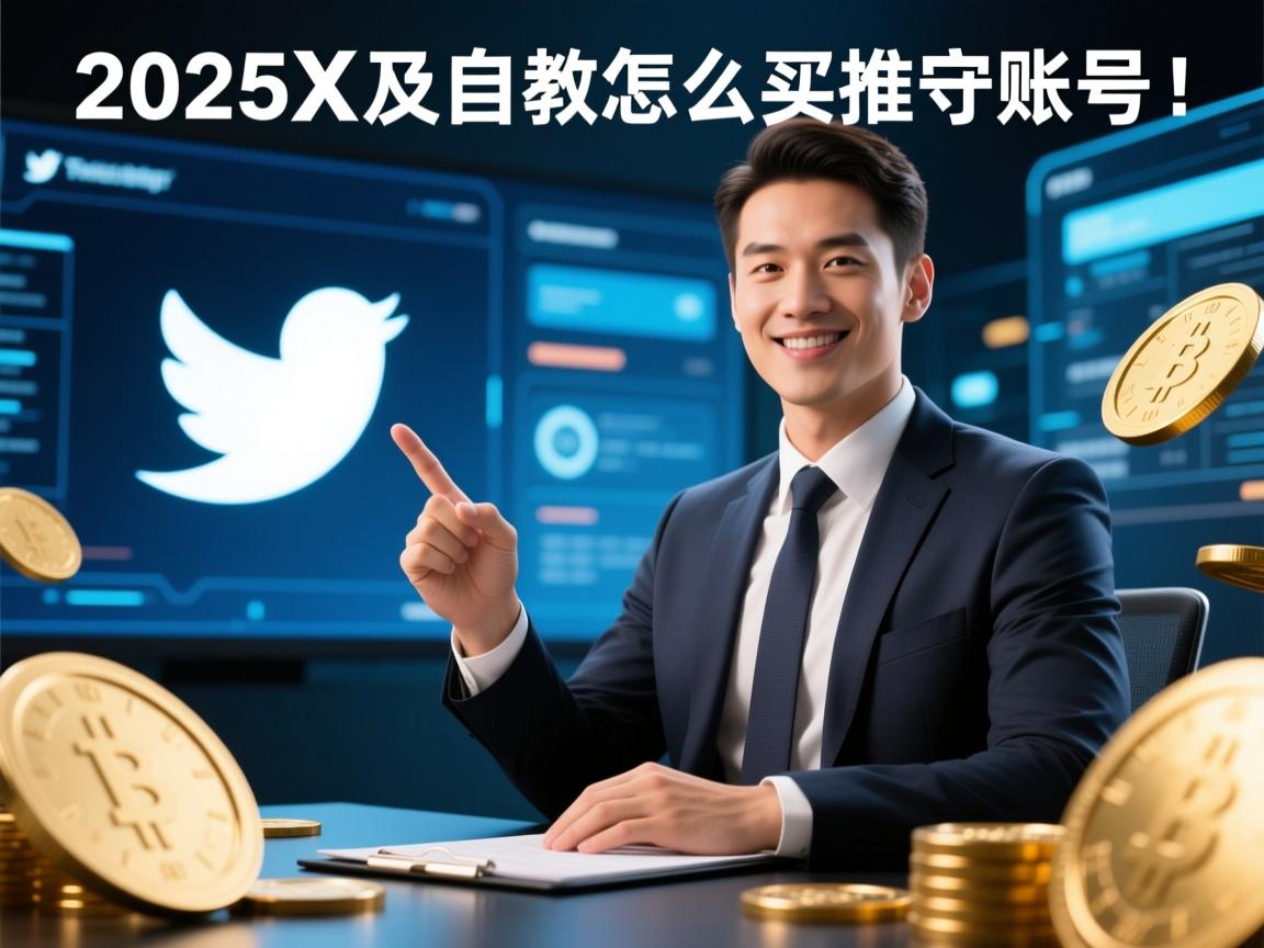 2025X推特账号购买及自动发货方法，教你怎么买推特账号