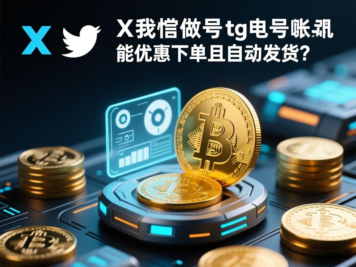 X推特账号及tg电报账号哪里能优惠下单且自动发货？