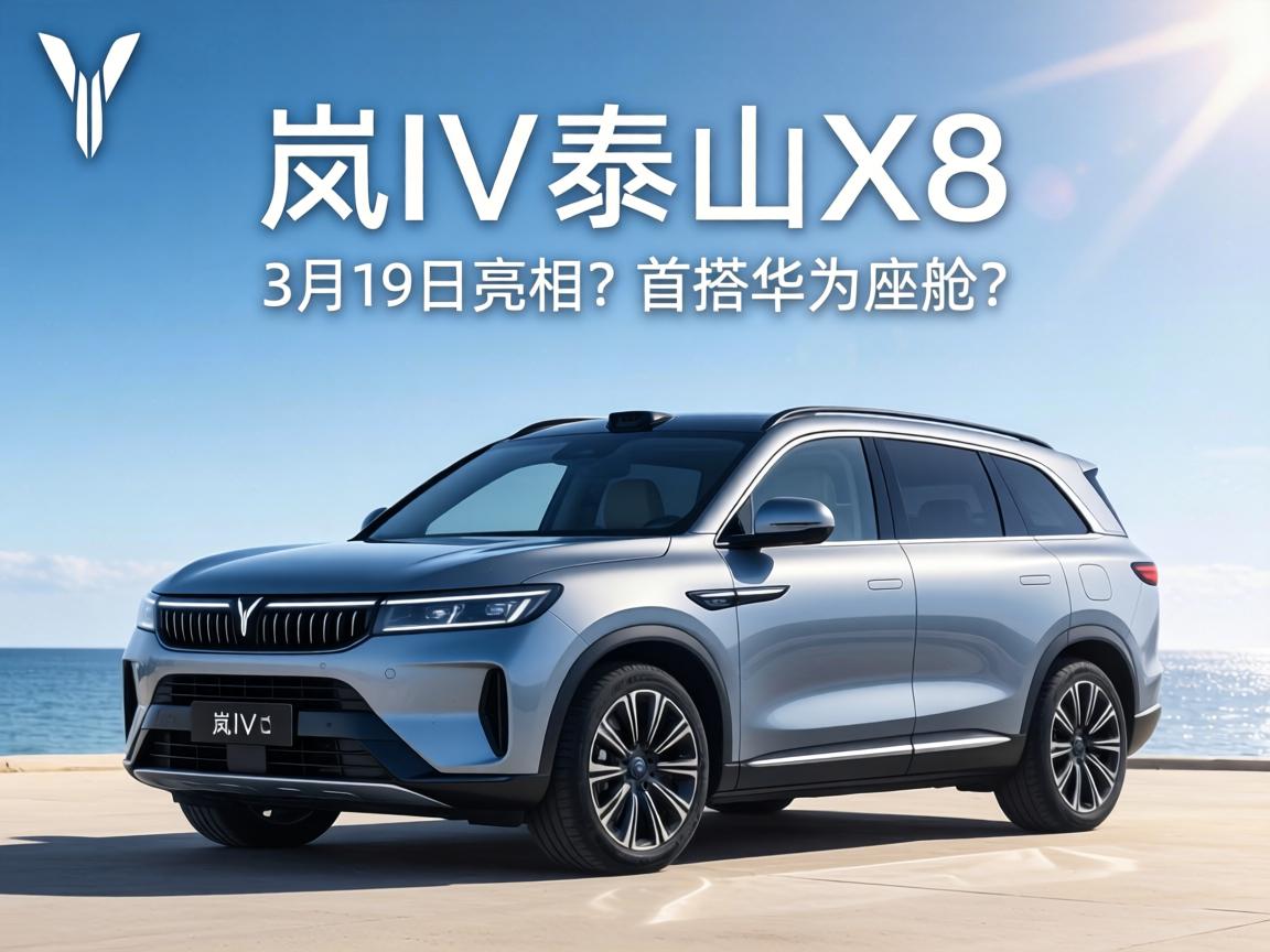 岚图泰山X8 3月19日亮相？首搭华为座舱？