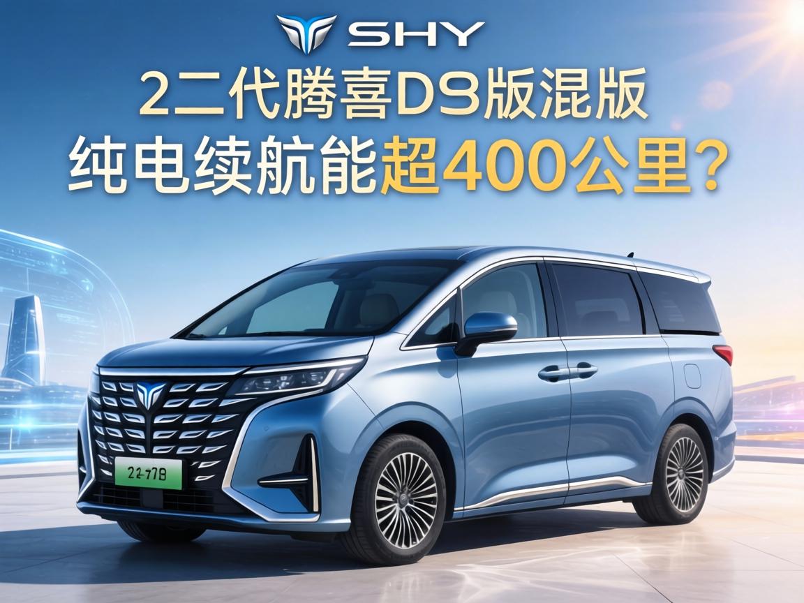第二代腾势D9插混版纯电续航能超400公里?