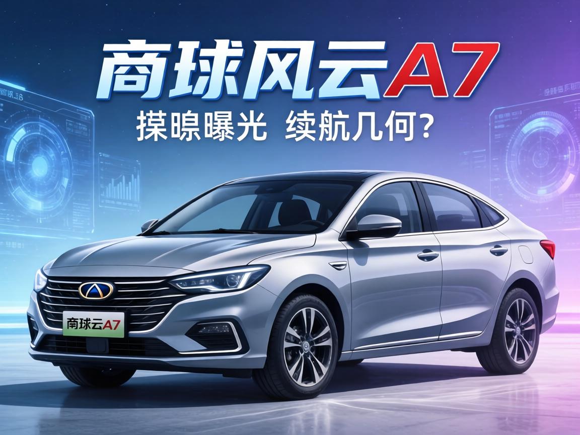 奇瑞风云A7谍照曝光,续航几何?