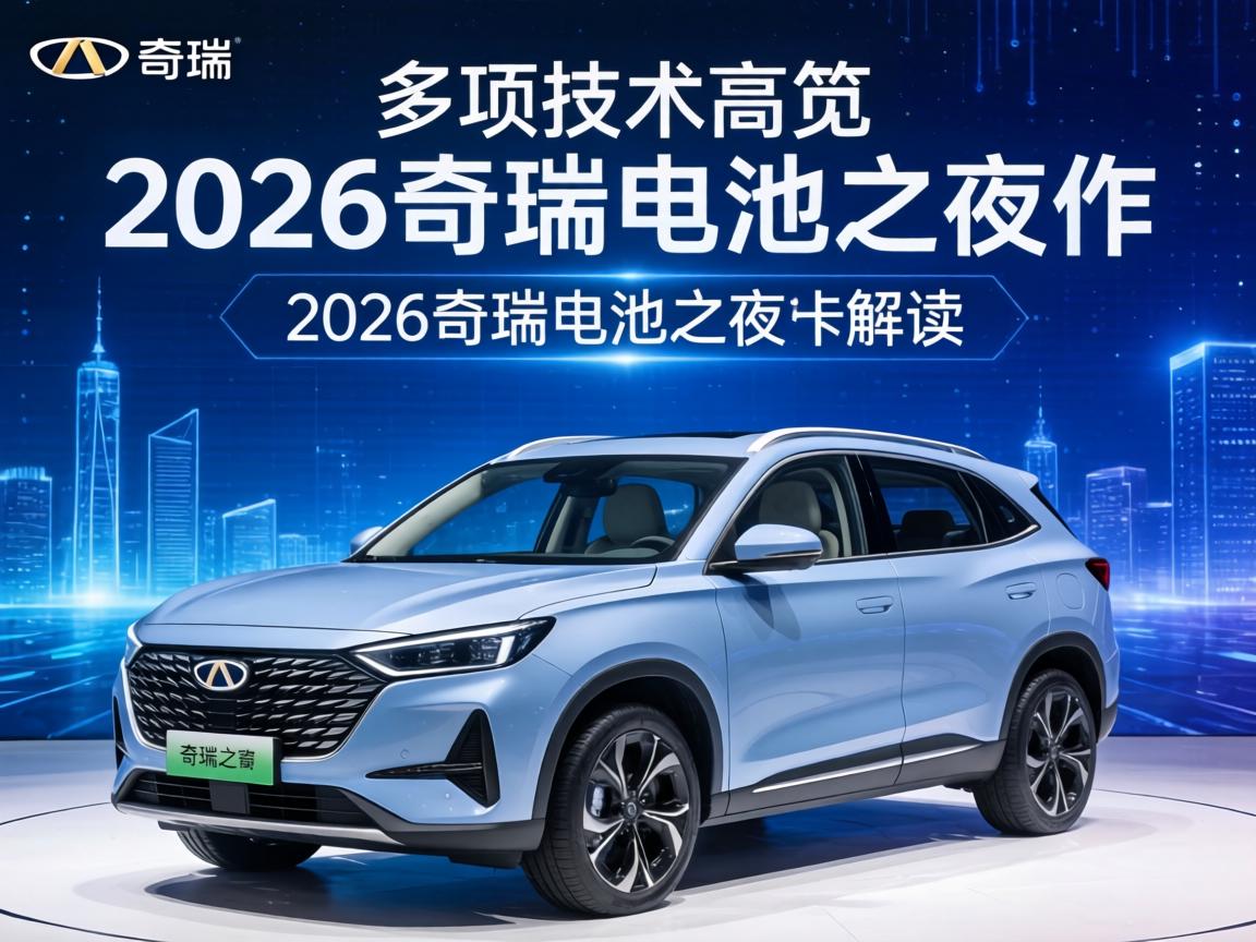 多项技术亮相,2026奇瑞电池之夜咋解读?