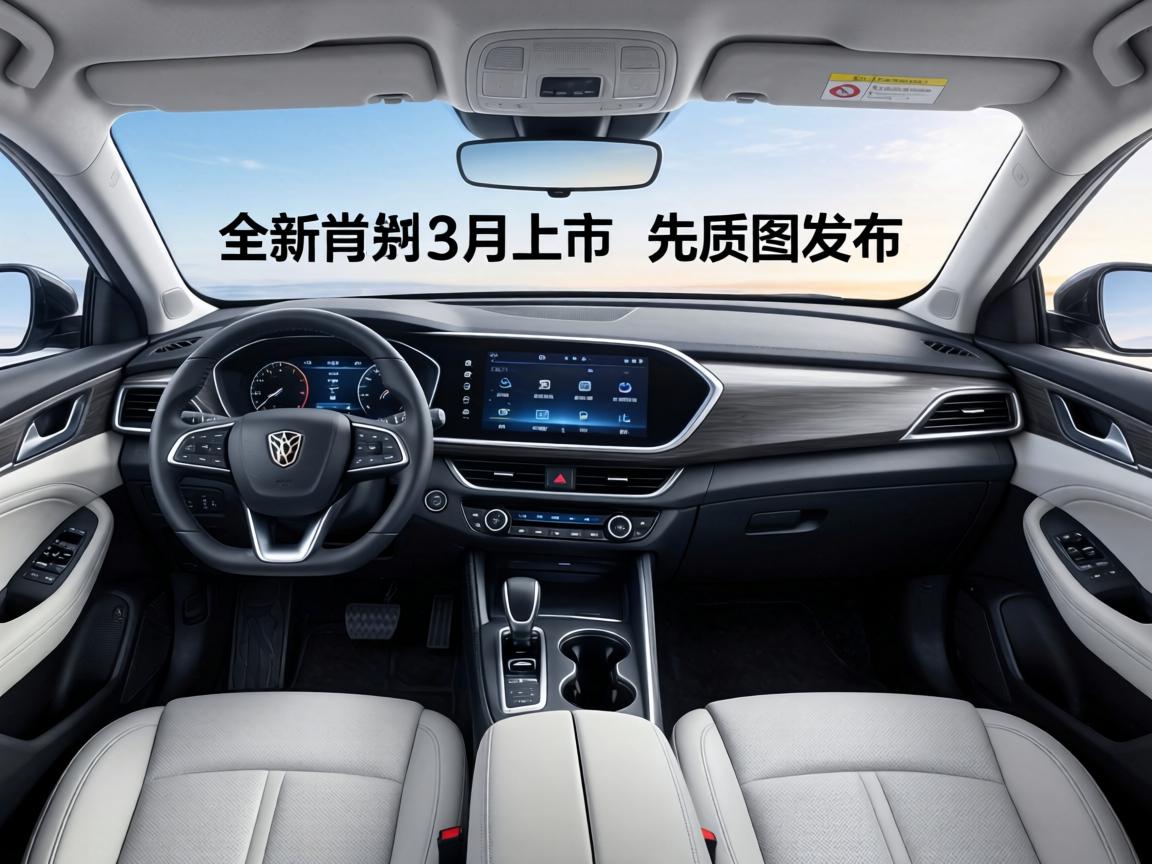 全新荣威i6内饰官图发布，4月上市？