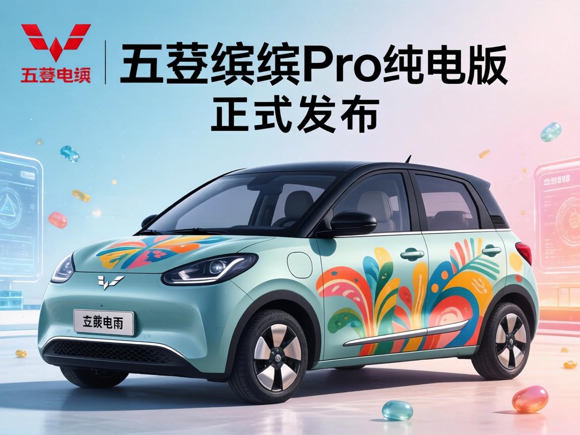 五菱缤果Pro纯电版正式发布:复古设计邂逅缤纷色彩