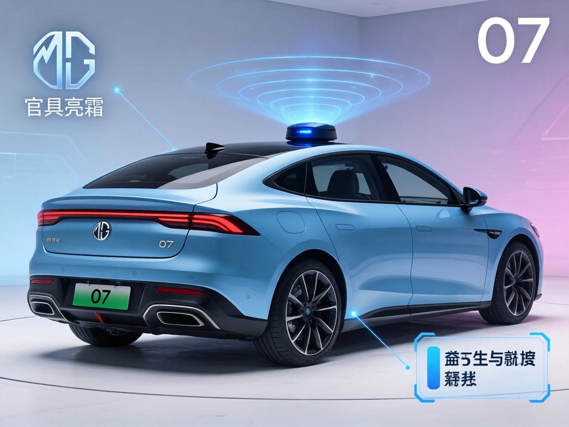MG 07官图亮相:融合溜背造型与激光雷达技术的新能源轿跑