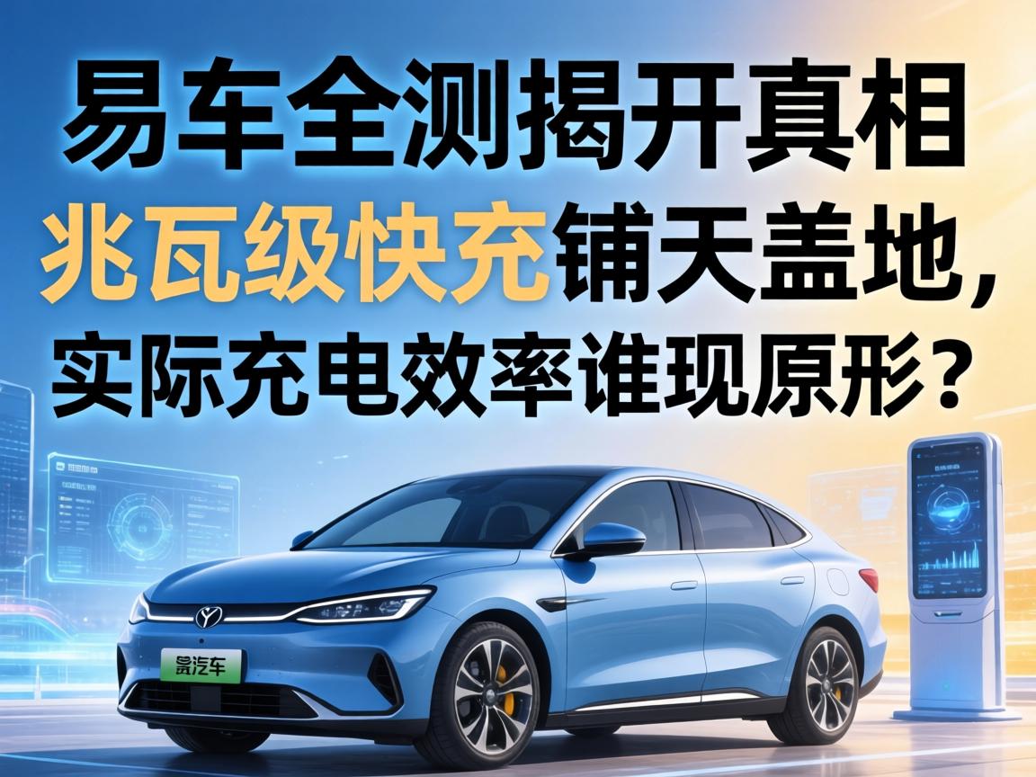 易车实测揭开真相：兆瓦级快充铺天盖地，实际充电效率谁现原形？