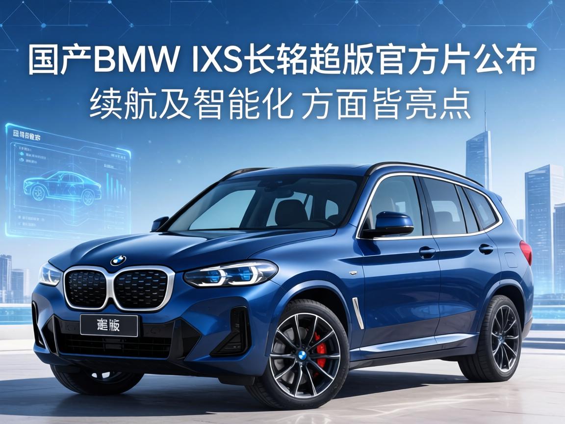 国产宝马iX3长轴距版官方图片公布，续航及智能化方面皆具亮点