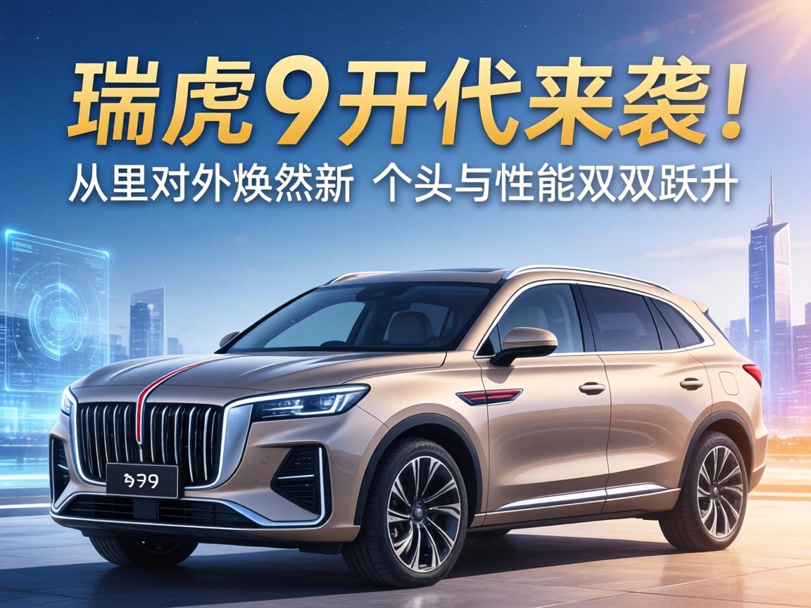 瑞虎9换代来袭！从里到外焕然一新，个头与性能双双跃升