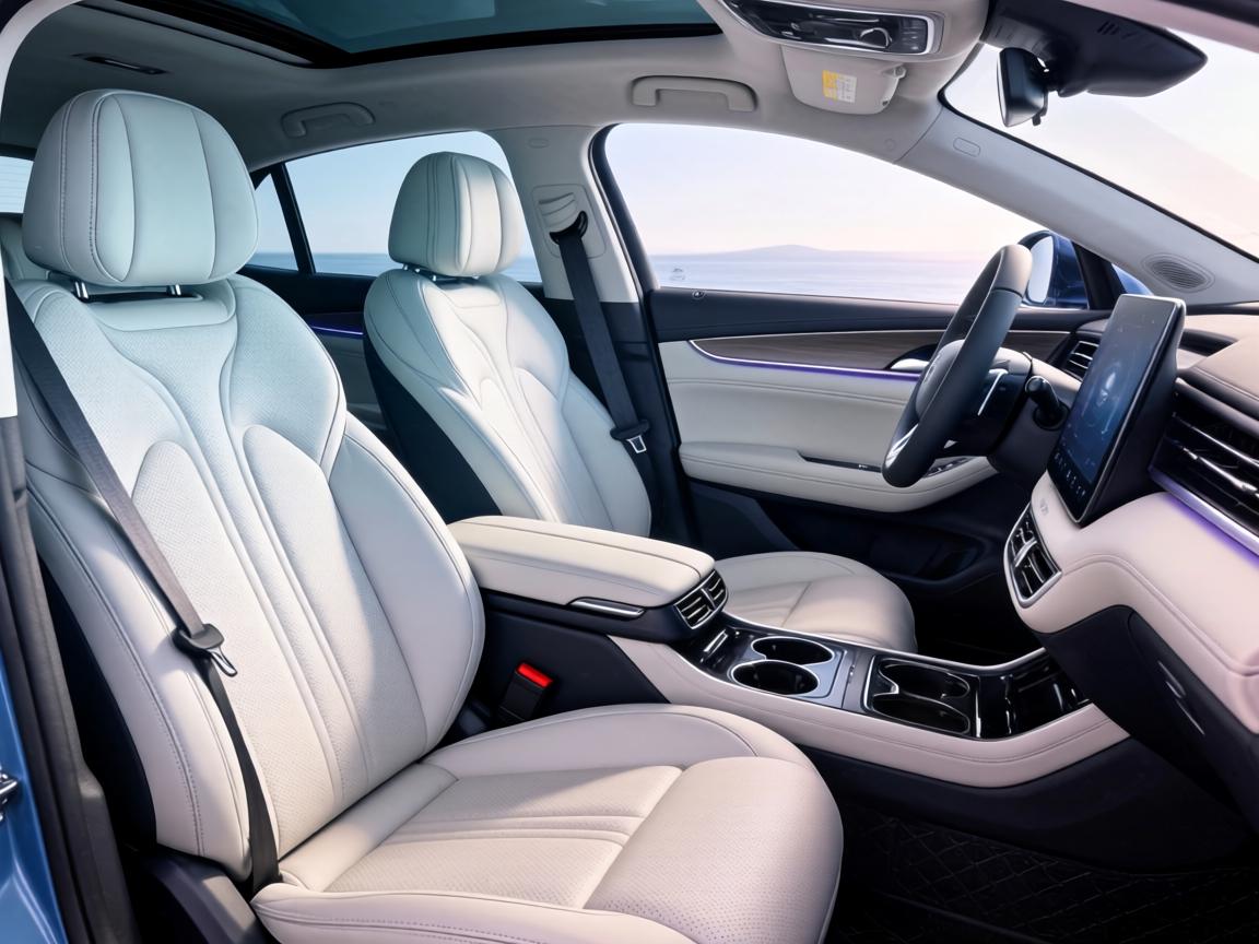 智界V9座舱首曝：三种氛围色调，后排座椅可灵活转向