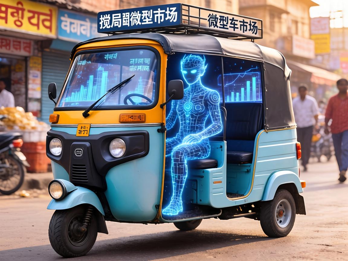 印度街头惊现神秘电动小车，或搅局国内微型车市场