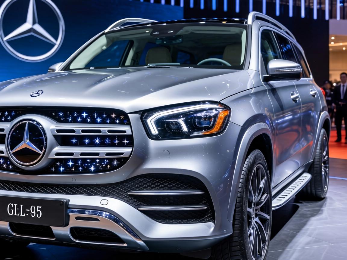 奔驰新款GLS官方图片亮相，配备星光格栅大灯、贯穿式巨屏及V8平曲轴引擎